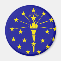 Indiana Flag Magnets