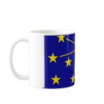 Indiana Flag Map mugs