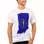 indiana, flag, map, indiana flag map, indiana