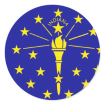 Indiana Flag stickers