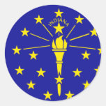 Indiana Flag Stickers