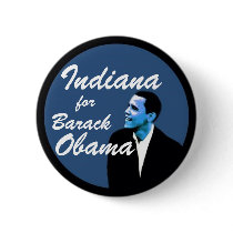 Indiana for Barack Obama buttons