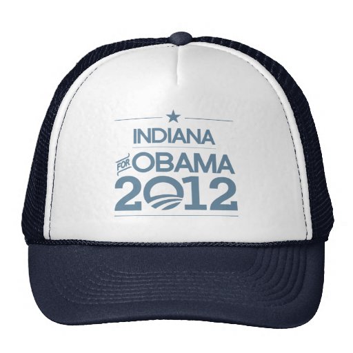 INDIANA FOR OBAMA 2012.png Mesh Hats