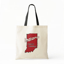 Indiana IN US Motto ~ Hoosier Mommy Canvas Bags