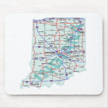 Indiana Interstate Map