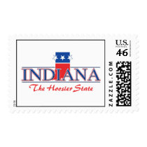Indiana Patriotic Postage