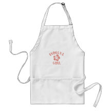 Indiana Pink Girl Apron