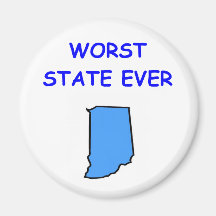 INDIANA REFRIGERATOR MAGNET