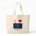Indiana State Flag bags