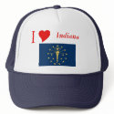 Indiana State Flag hats