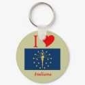 Indiana State Flag keychains