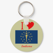 Indiana State Flag keychains