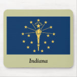 Indiana State Flag Mouse Pads