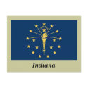 Indiana State Flag postcards