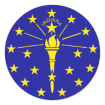 Indiana State Flag stickers
