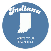 INDIANA STATE MOTTO T-SHIRT T-shirt stickers