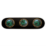 Indiana State Seal Skateboard Deck