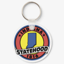 Indiana Statehood keychains