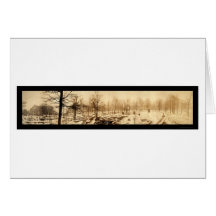 Indiana Univ Snow Photo 1909 Cards
