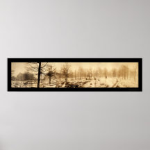 Indiana Univ Snow Photo 1909 Print