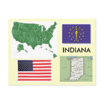 Indiana, USA postcards