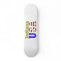 Indiana USA! Skateboard.