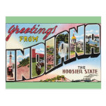 Indiana -Vintage Postacard Design Post Cards