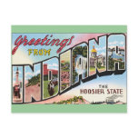 Indiana -Vintage Postacard Design Post Cards