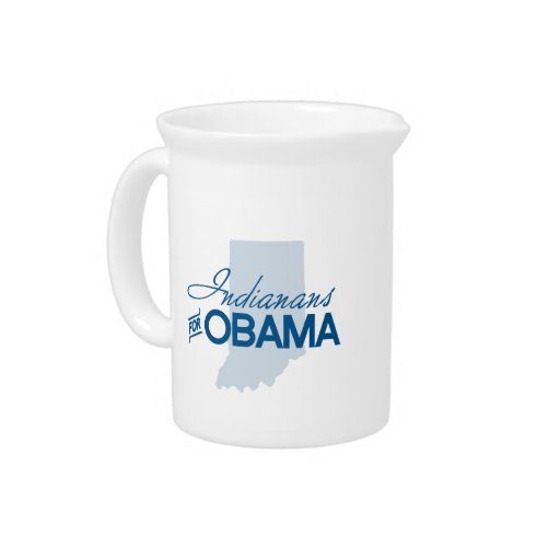 Indianans para Obama.png Jarra De Beber