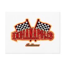 Indianapolis Flagged postcards