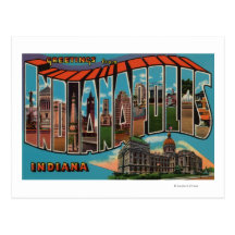 Indianapolis, Indiana (Capital Building) Postcards