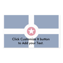 Indianapolis, United States flag Business Card