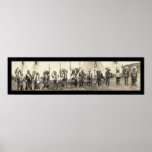 Indians Astoria OR Photo 1911 Print