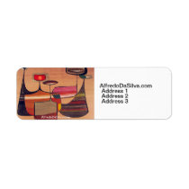 Indians in space #1 return address label