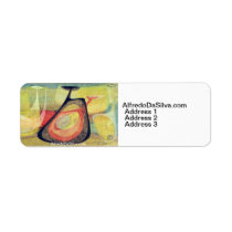 Indians in space #3 custom return address label