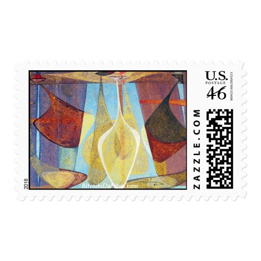 Indians in space #5 stamp