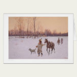 Indians in the Snow (0565A) cards