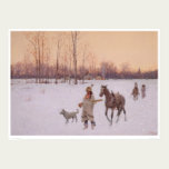 Indians in the Snow (0565A) posters