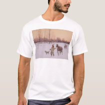Indians in the Snow (0565A) t-shirts by Bancroft Indians in the Snow (0565A) t-shirts