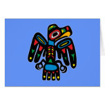 Indians native American raven raven Card