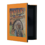 Indians of the Northwest - Indian Chief & Teepee iPad Cover