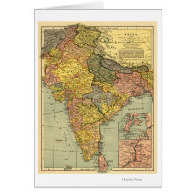IndiaPanoramic MapIndia Cards
