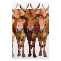 India's cow stationery design