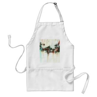 Indication Original Abstract Painting apron