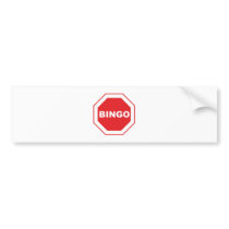 Indication sign (no meaning) bumper sticker