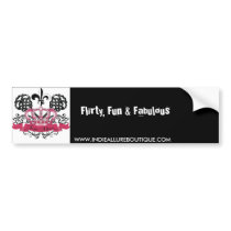 Indie Allure Bumper Sticker bumper stickers by indieallure Indie Allure Bumper Sticker bumper stickers