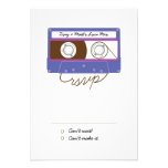 Indie Mixtapes (Indigo / Purple) RSVP invitations