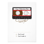 Indie Mixtapes (Red / Black) RSVP Invitation