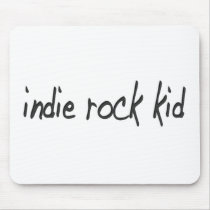 Indie Rock Kid mousepads