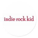 Indie Rock Kid stickers